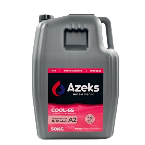 Теплоноситель Azeks COOL-65 канистра 45 литров (вес 50 кг)