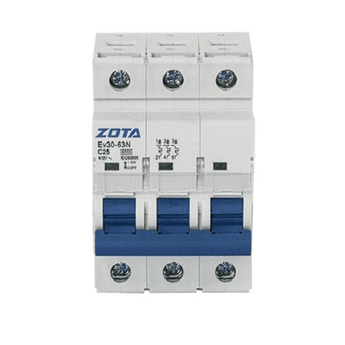   Ev30-63 3P 4.5kA 25A C OEM   Zota