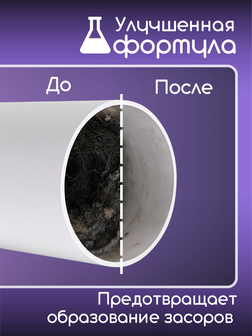 Средство для профилактики засоров HomeExpert Мойдодырит - 10шт