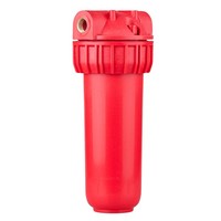 Фильтр колба ITA HOT WATER высота 10' размер подключения 1/2' корпус пластик красный