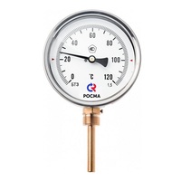 Термометр РОСМА БТ-32.211 (0 - 120) G1/2 биметаллический нижнее подключение кл.2,5 d63мм